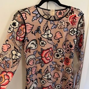 ASOS patterned mini dress